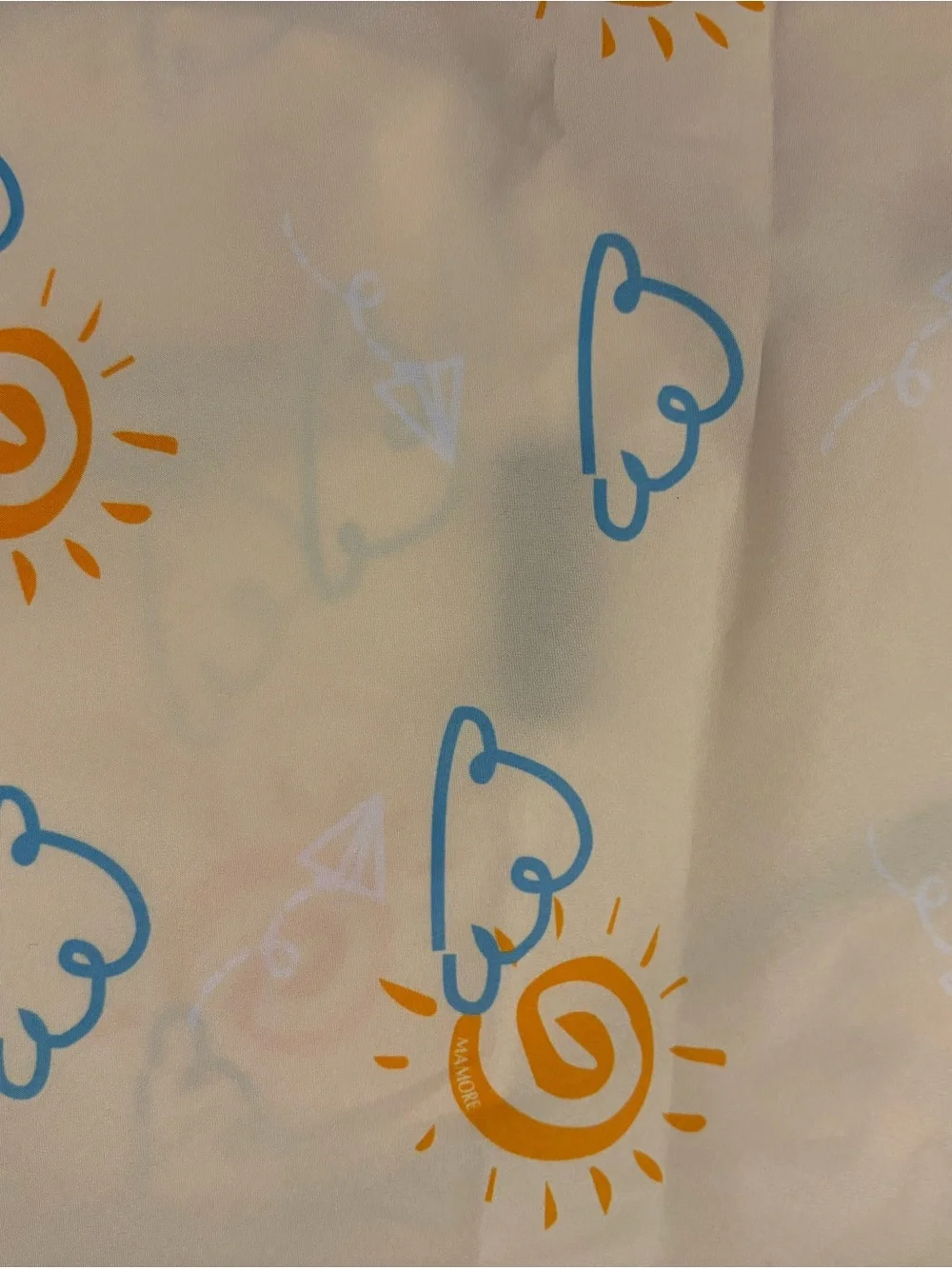 NWT Mamore Dog Raincoat Waterproof Size XL Sun & Cloud Design